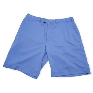RLX Ralph Lauren Blue Flat Front Men Shorts